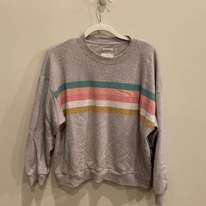 Striped AE Crewneck